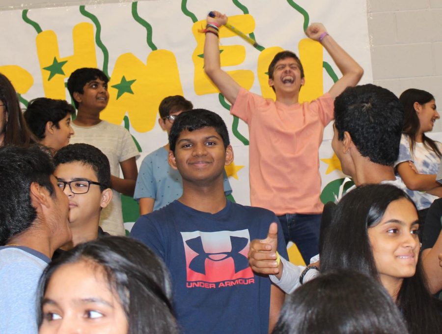 Spirit Stick at Freshman Stampede on Aug. 6 2019